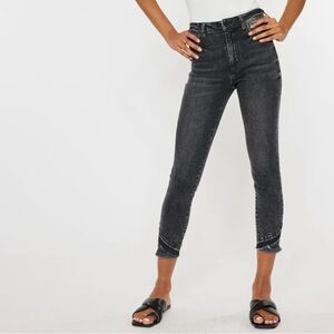 Kancan Shiloh High Rise Ankle Skinny Jeans in Dark Gray 31